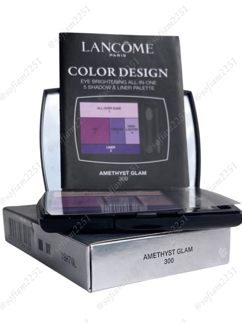 💜NEW!💜Lancôme 300 Amethyst Glam Color Design Eyeshadow Palette BNIB! NEW! - Picture 8 of 9